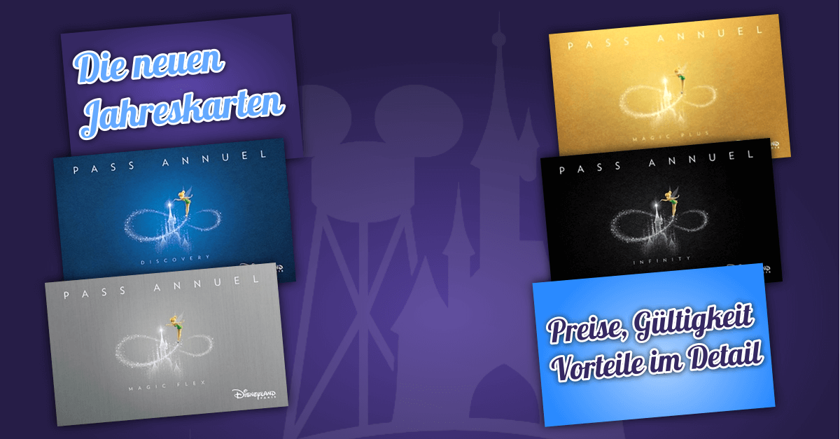 Ab 29. März gibt es neue Jahreskarten für das Disneyland Paris - hier sind alle Preise & Details