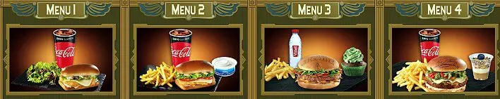 Speisekarten der Fast Food Restaurants im Disneyland Paris