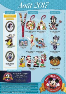 Disneyland Paris:Neue Pins im August 2017