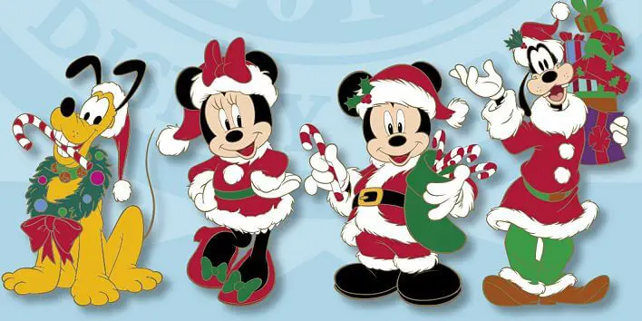 Neue Pins zu Weihnachten im Disneyland