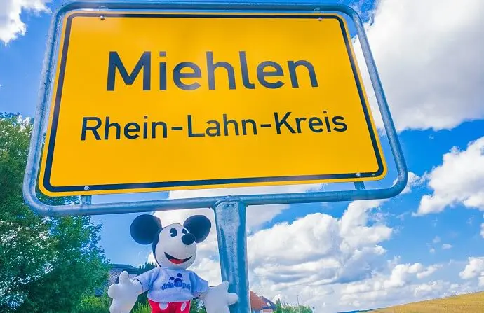 Miehlen in Rheinland Pfalz, Geburtstort von Walt Disneys Großmutter Henrietta Groß