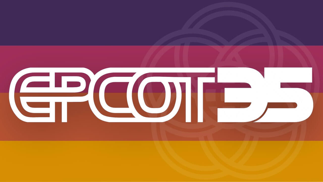 Logo zur Feier von 35 Jahren Epcot