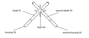 Patent Lichtschwerter: Zwei Lichtschwerter im Duell