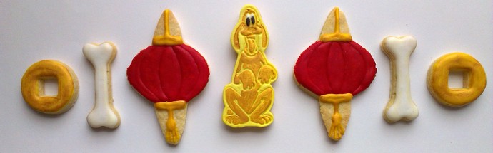 Kekse zum chinesischen Neujahr: Pluto und Ballons