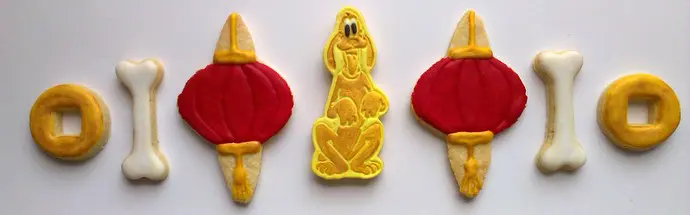 Kekse zum chinesischen Neujahr: Pluto und Ballons