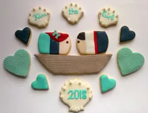 Tsum Tsums romantisch in einem Boot