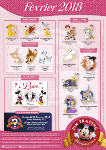 Pin Neuerscheinung Disneyland Paris Februar 2018