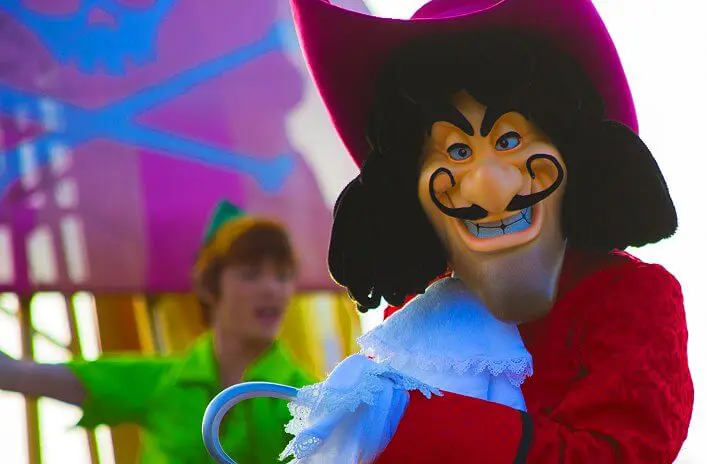 Captain Hook im Disneyland Paris