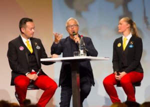Daniel Delcourt im Gespräch mit den Ambassadors