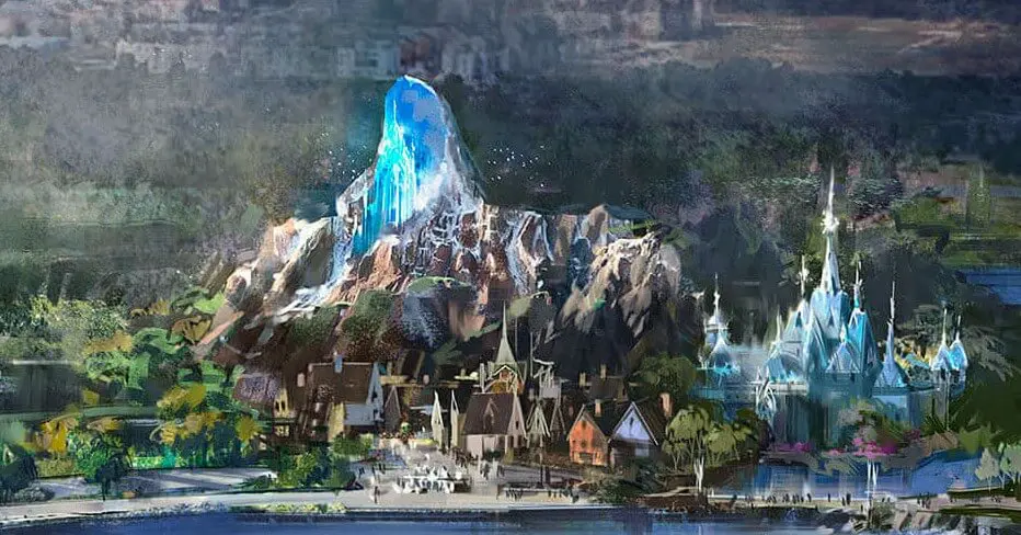 Frozen Land Walt Disney Studios Concept Art des Frozen Lands in den Walt Disney Studios