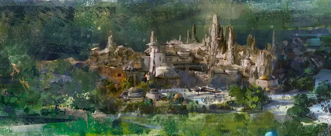 Star Wars Land Walt Disney Studios Concept Art zum Star Wars Land im Disneyland Paris