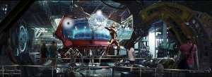 Iron Man Achterbahn für das Disneyland Paris