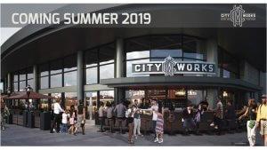City Works in Disney Springs Ankündigung für City Works in Disney Springs