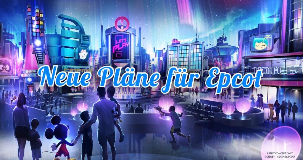 Epcot Play Pavilion Artist Concept Konzept Art des neuen Epcot Play Pavillons