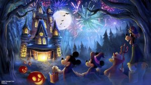 New Fireworks Neues Feuerwerk kommt in die Mickeys Not So Scary Halloween Party