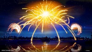 Epcot Forever Konzeptzeichnung für Epcot Forever - Feuerwerk