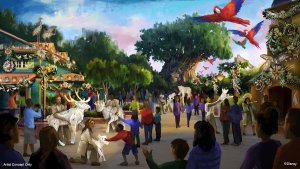 Merry Christmas Animal Kingdom Concept Art des neuen Entertainments im Animal Kingdom