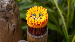 Simba Cupcake Ein Foto von einem Simba Vanille Cupcake