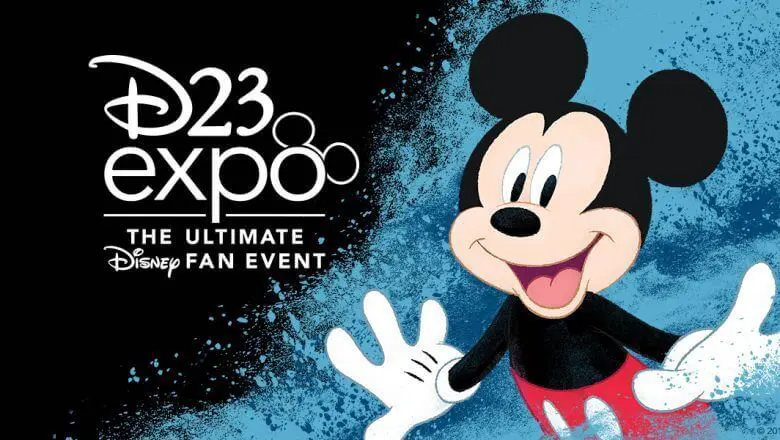 D23 Expo Banner Mickey auf Banner der D23 Expo