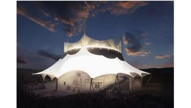 Cirque du Soleil Zelt Concept Art des Cirque du Soleil in Disney Springs