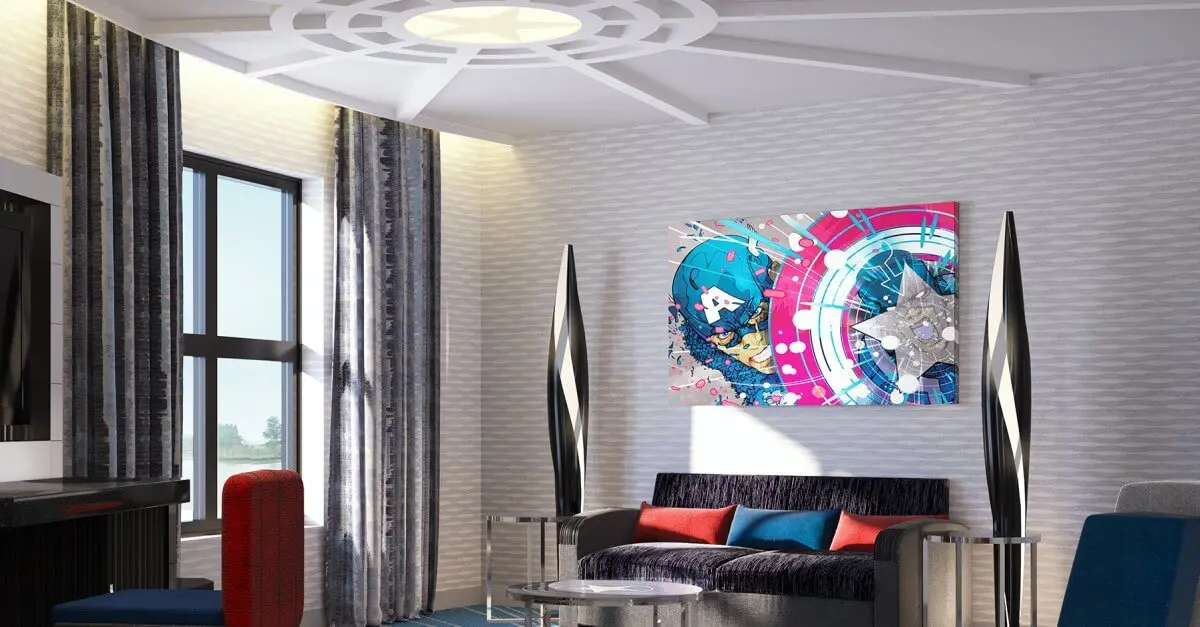 Captain Marvel Zimmer Captain Marvel Zimmer in Disney's Hotel New York - The Art of Marvel