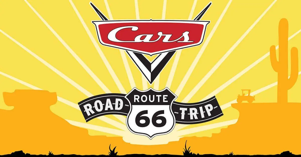 Cars Route 66 Road Trip Logo für Cars Route 66 Road Trip - neue Attraktion in Disneyland Paris