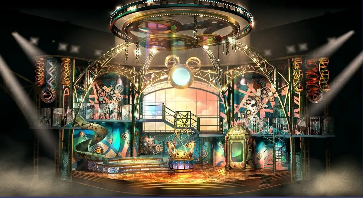 Dream Factory Bühne Bühne für Disney Junior Dream Factory im Steampunk Look