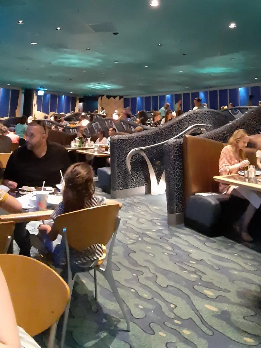 Coral Reef Gastraum Innenansicht des Coral Reef Restaurants