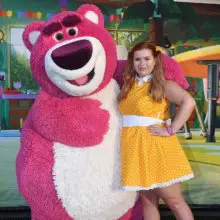 Unsere Autorin Liz mit Lotso