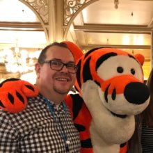 Unser Autor Jens mit Tigger