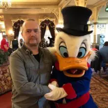 Autorenbild von Thomas Schmidt mit Scrooge McDuck