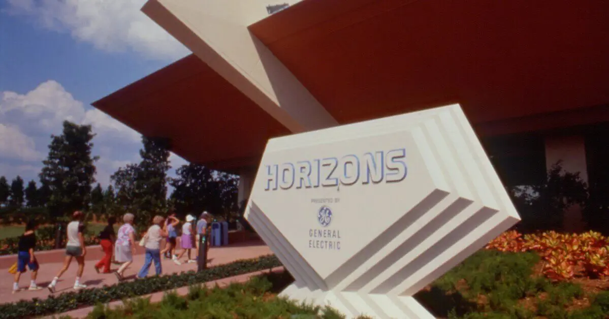 Horizons in Epcot Eingang zu Horizons - verschollene Attraktion in Walt Disney World