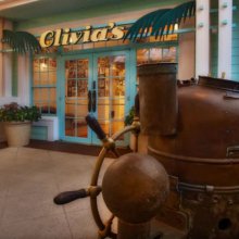 Blick auf den Eingang von Olivia's Café im Old Key West Resort