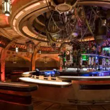 Oga's Cantina Blick in den Innenraum von Oga's Cantina