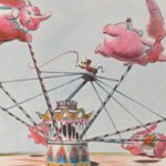 Hoch, hoch, hoch: Dumbo fliegt seine Runden