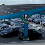 Überdachung der Parkplätze in Disneyland Paris mit Solaranlagen