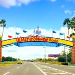 Die Einfahrt zu Walt Disney World