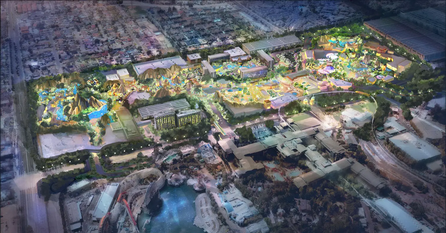 Concept Art zum Disneyland Resort Erweiterungsplan DisneylandForward