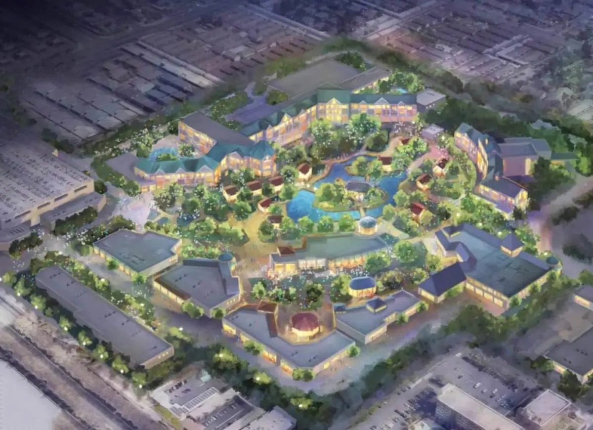 Unterhaltungsbereich in DisneylandForward Plan Harborshopping Shopping-, Gastronomie- und Unterhaltungsareal