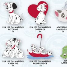 Pins mit Motiven der 101 Dalmatiner