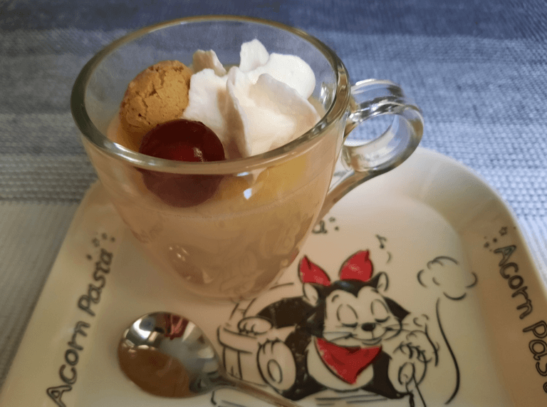 DisneyRezept Roasted White Chocolate Budino aus der Trattoria al