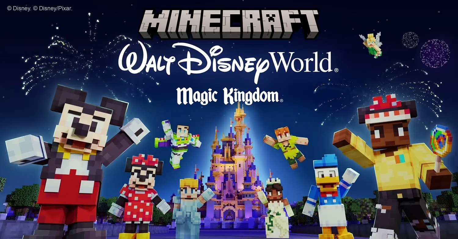 Ankündigung zu Walt Disney Magic Kingdom Adventure für Minecraft Ankündigung zu Walt Disney Magic Kingdom Adventure für Minecraft