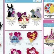 Neue Pins aus dem Disneyland Paris im Februar 2022