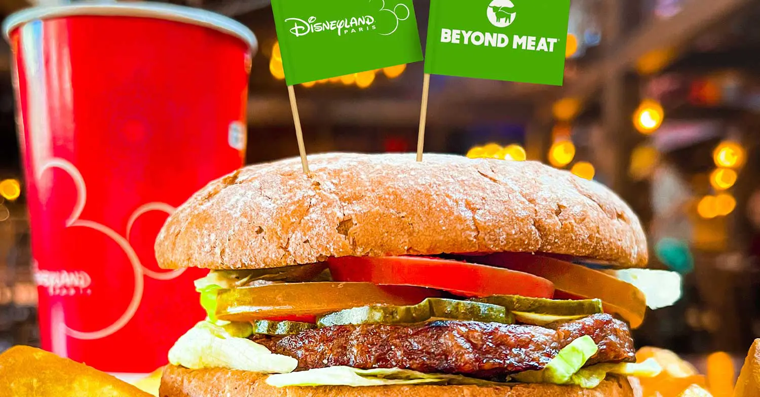 Beyond Burger  Beyond Meat Burger als fleischlose Alternative in Disneyland Paris