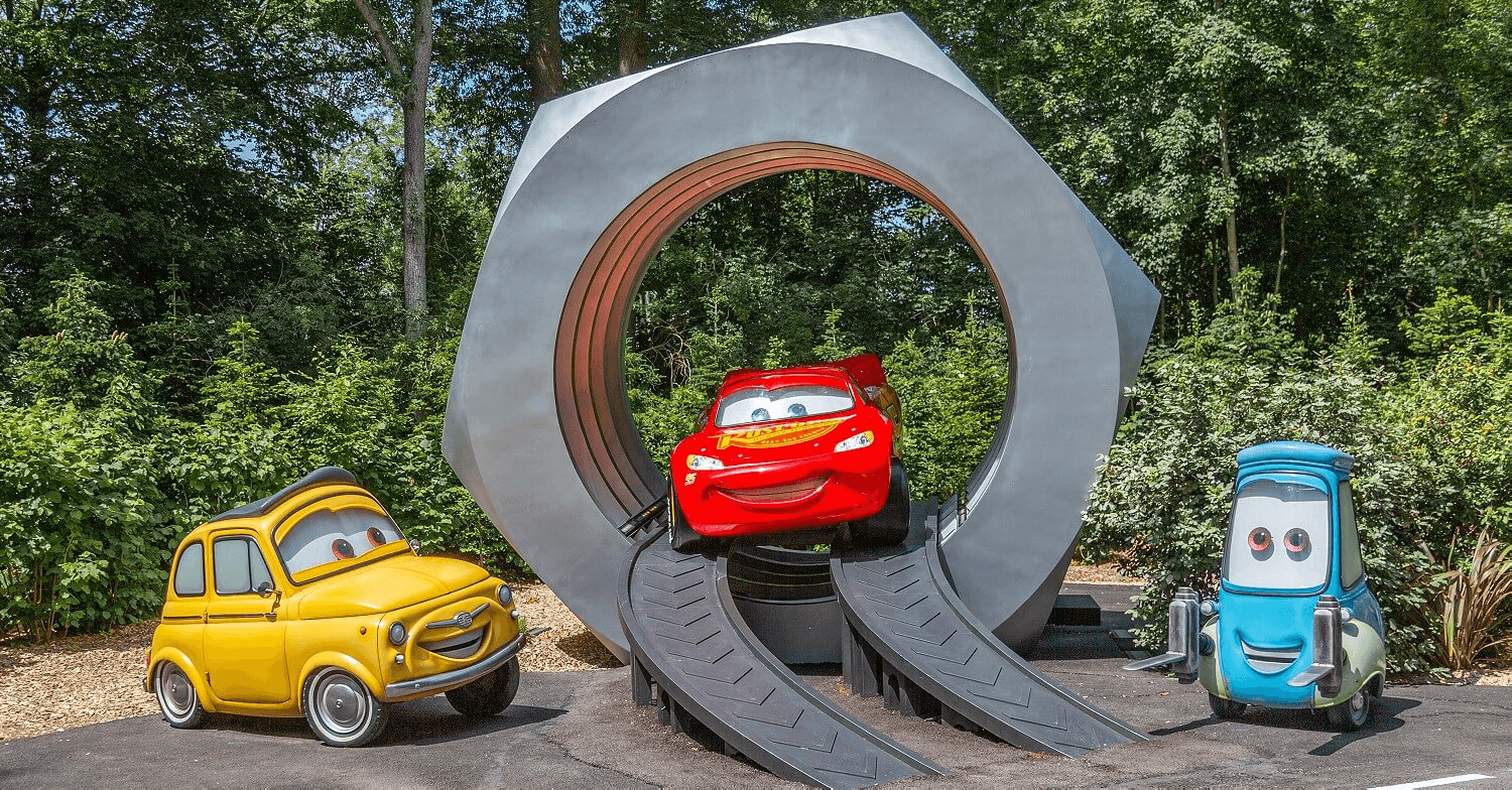 Autos beim Cars Route 66 Road Trip