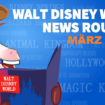 Das dein dlrp Maskottchen, Karussellpferd Lancy, liest ein Magazin mit Neuigkeiten aus Walt Disney World