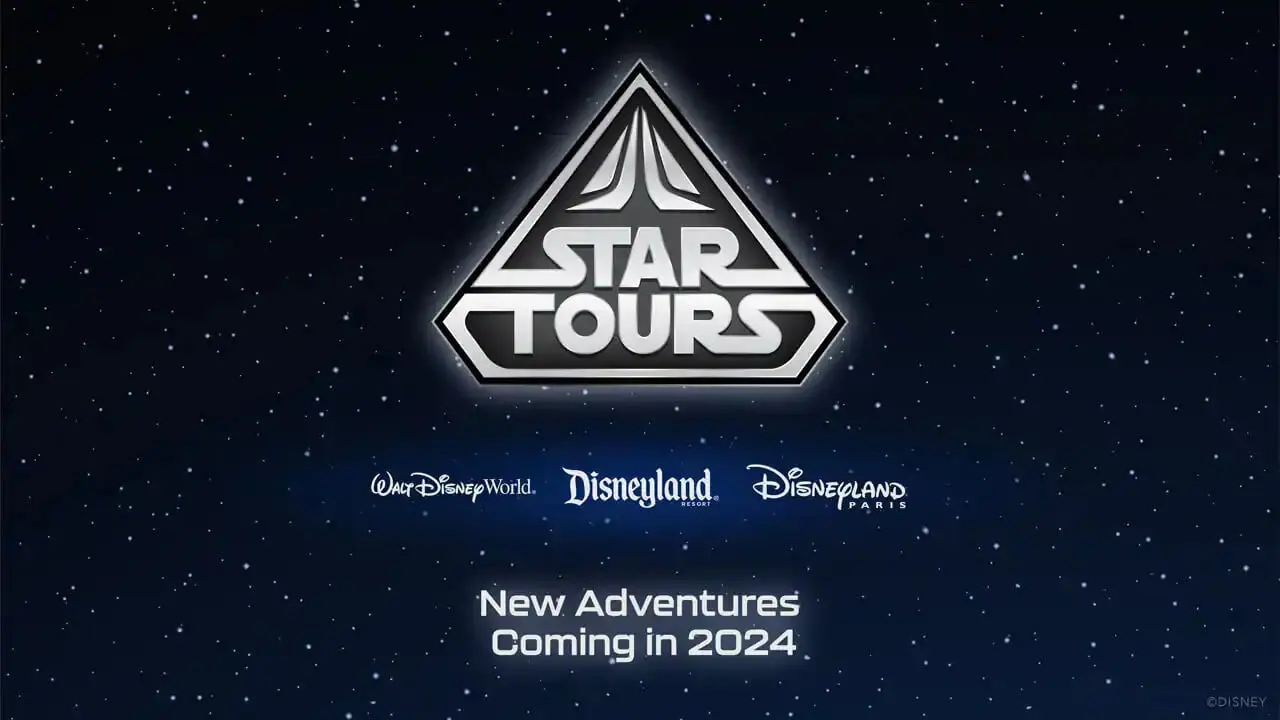 Promobild für neuen Star Tours Abenteuer ab 2024