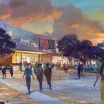 Konzeptzeichnung für das neue Disney Village in Disneyland Paris