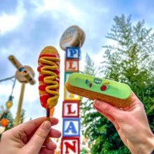 Pixar Corn Dog und Buzz Lightyear Eclair