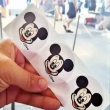 Drei Mickey Mouse Sticker